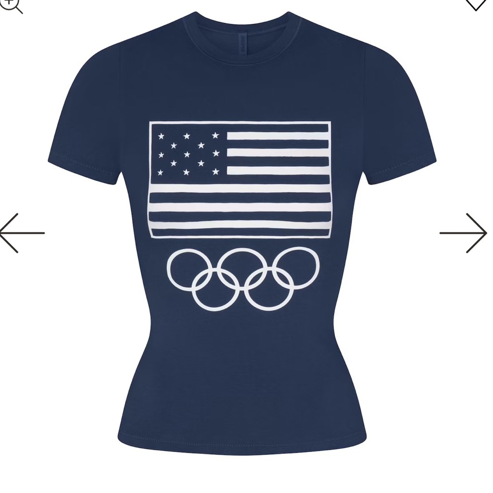 NWT Skims Team USA Cotton T Shirt